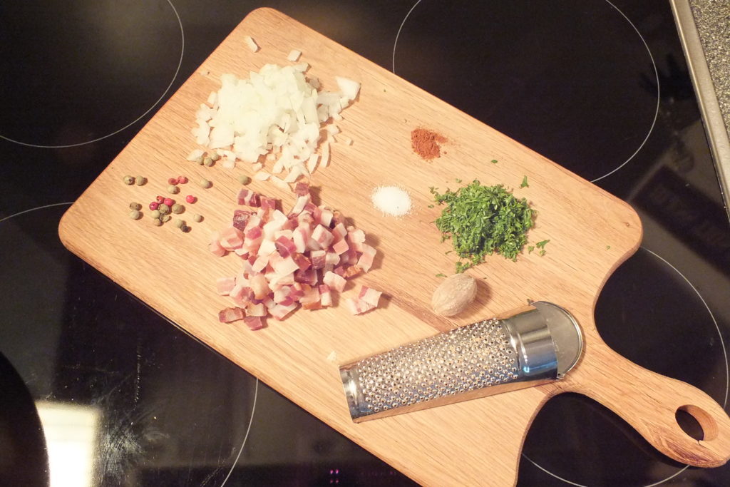 Zutaten für Bratkartoffeln