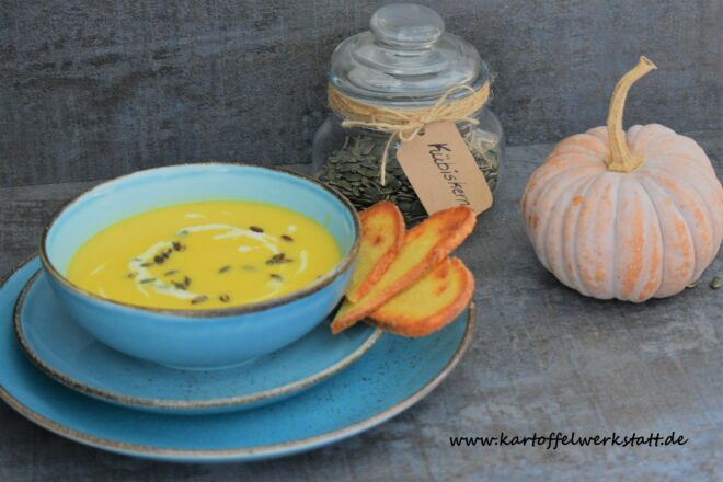 Kürbissuppe Rezept Kartoffelsuppe Kürbis Butternut