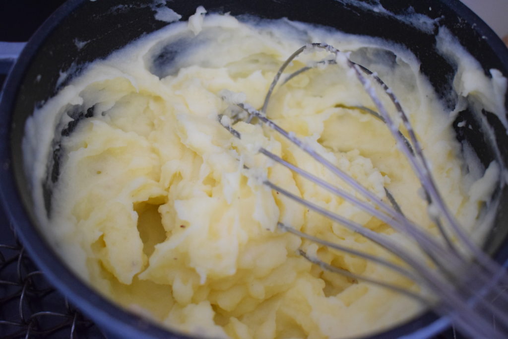 schaumig geschlagener Kartoffelpüree