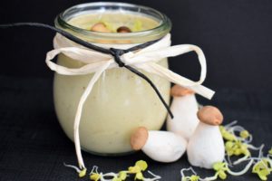 Kartoffelsuppe mit Kräuterseitlinge und Trüffelbutter
