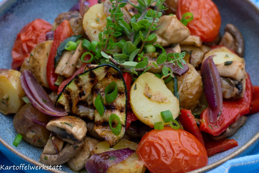 Kartoffelsalat vom Grill