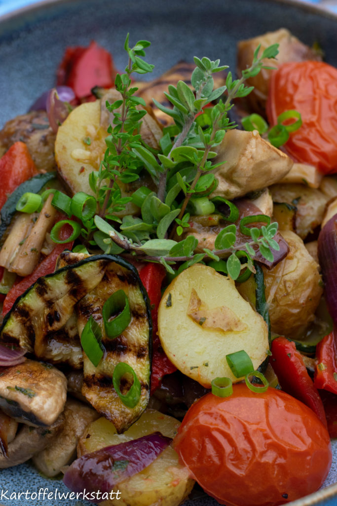 Kartoffelsalat vom Grill