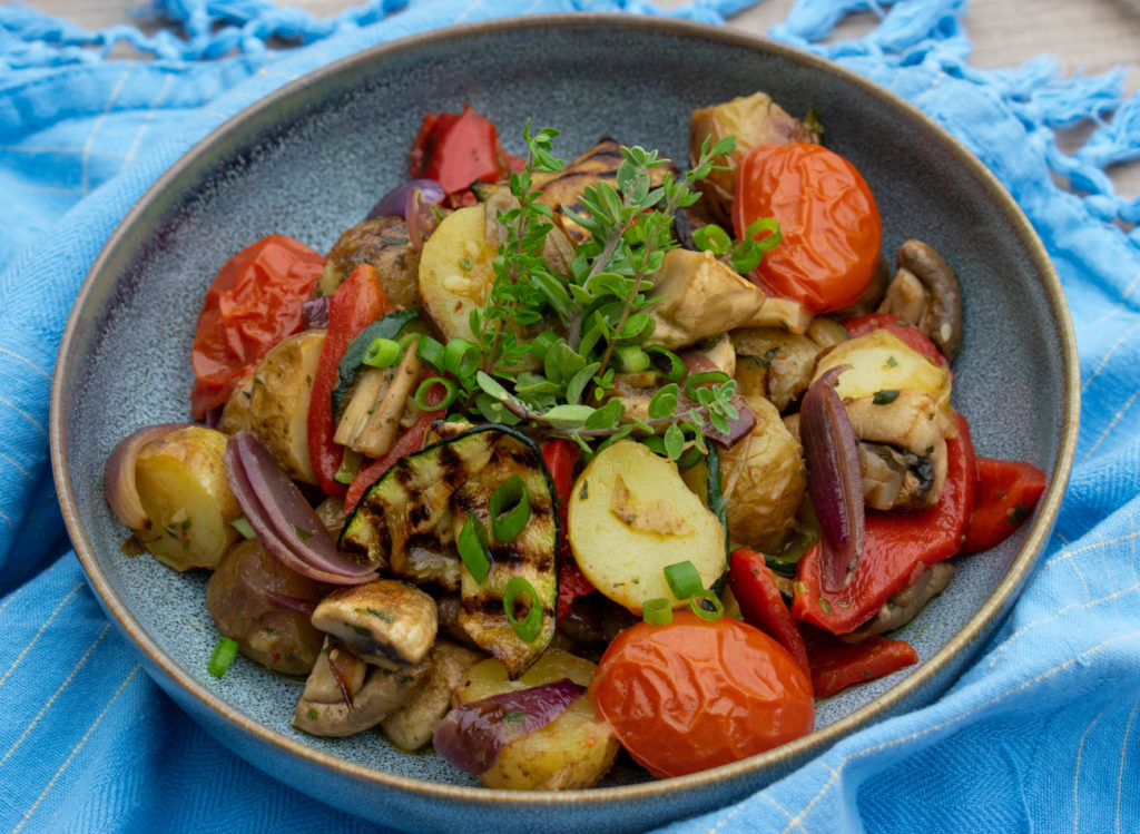 Kartoffelsalat vom Grill