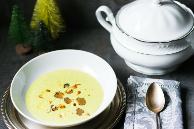getrüffelte Kartoffelsuppe
