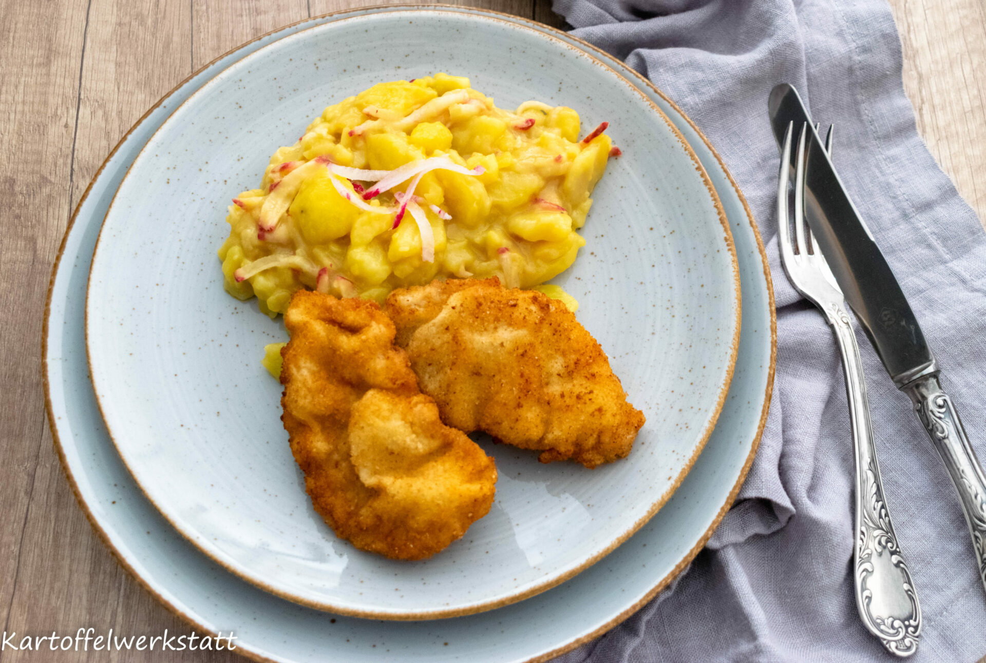 Kartoffelsalat Aus Kitchen Impossible Kartoffelwerkstatt