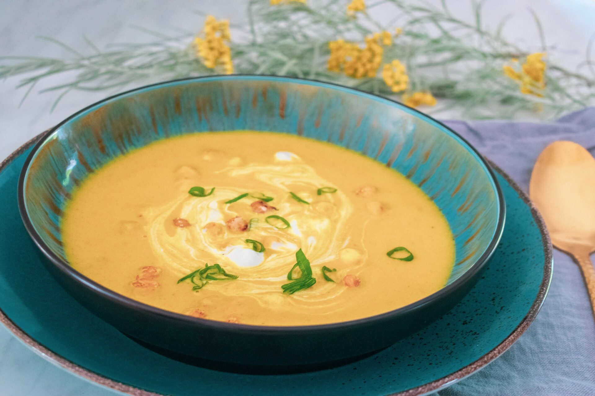 Kartoffel Curry Suppe
