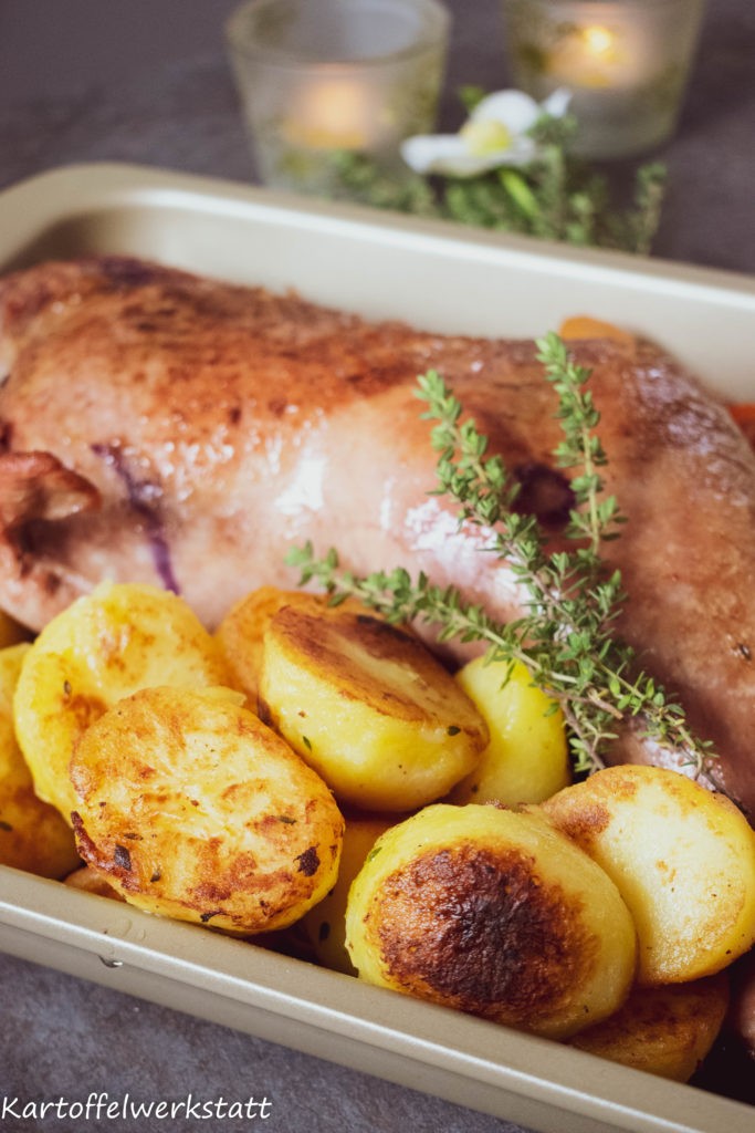 Happy Thanksgiving - knusprige Kartoffeln nach Jamie Oliver