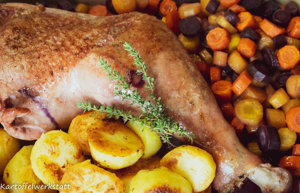 Happy Thanksgiving - knusprige Kartoffeln nach Jamie Oliver
