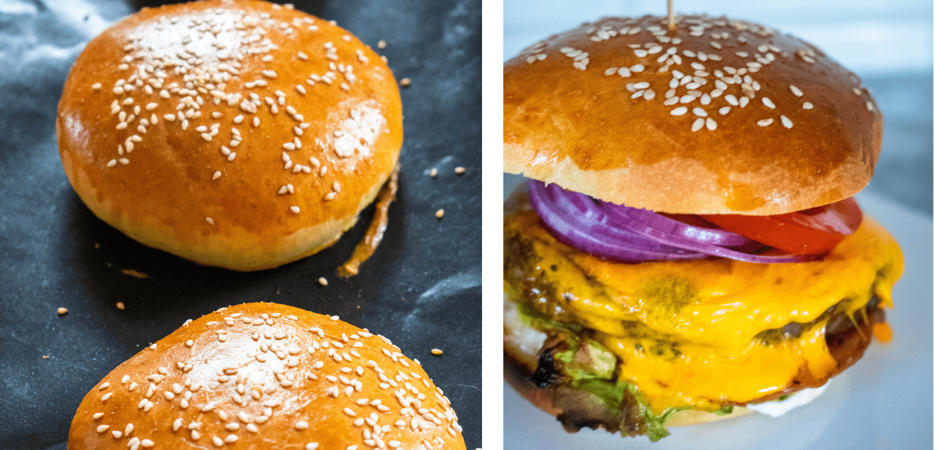 Burger Buns mega geil lecker mit Käse