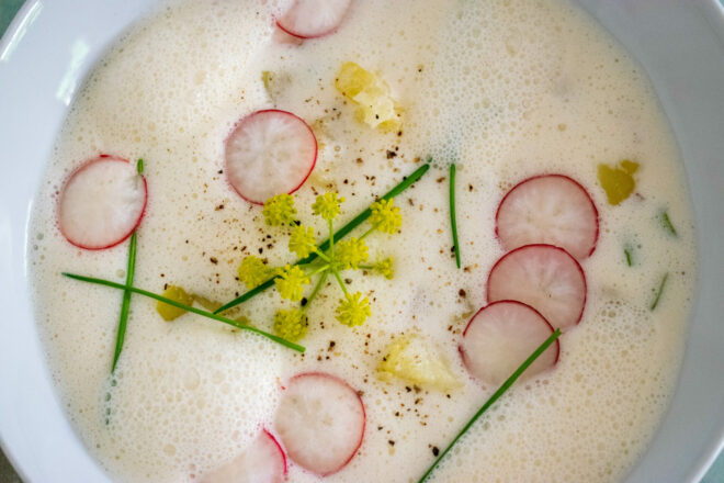 Kartoffel-Buttermilch-Suppe
