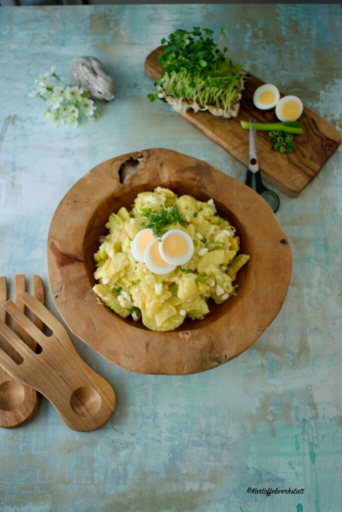 KARTOFFELSALAT MIT EI - Kartoffelwerkstatt